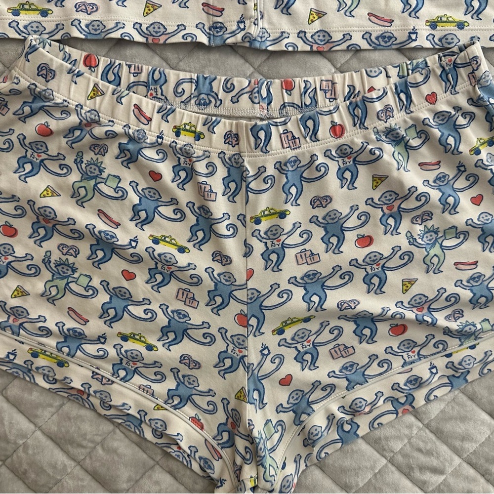 NYC Monkeys Pajama Set - Picture 4 of 5